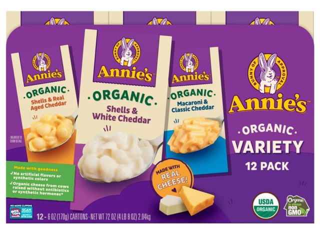 Annie's Organic Homegrown Macaroni & Cheese, Variety Pack, 6 oz, 12-pack