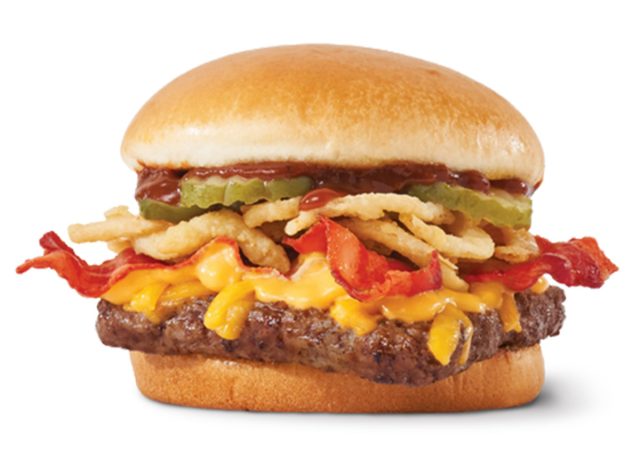Wendy's BBQ Bacon Melt Cheeseburger