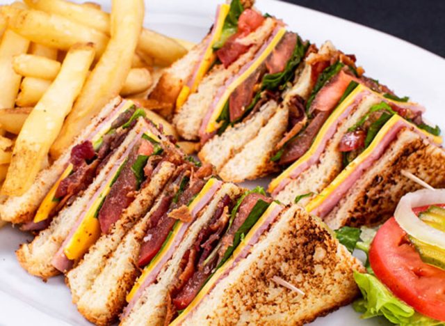 Danny's Restaurant Triple Decker Club Sandwich