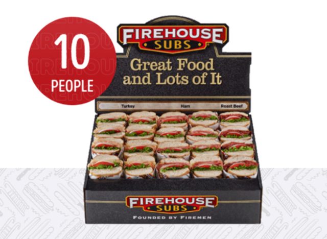 Firehouse Subs Standard Platter