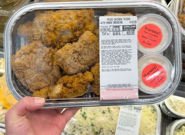 Fried Chicken Thighs With Ranch Dressing at Costco 