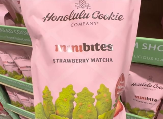 Honolulu Cookie Company Strawberry Matcha Cookies
