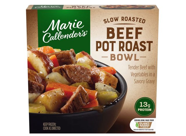 Marie Callender's Slow Roasted Beef Pot Roast Bowl, Frozen Meal
