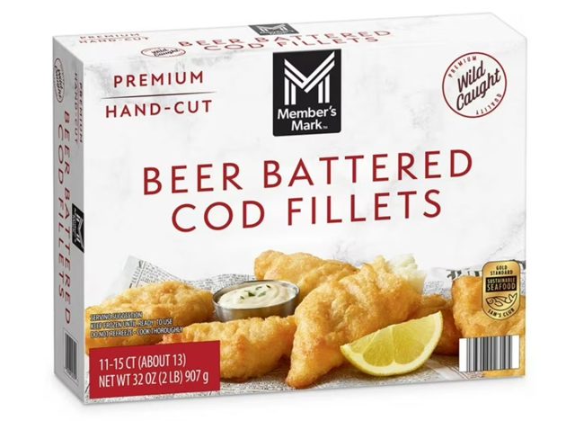 Member's Mark Wild Caught Skinless and Boneless Beer Battered Cod Fillets