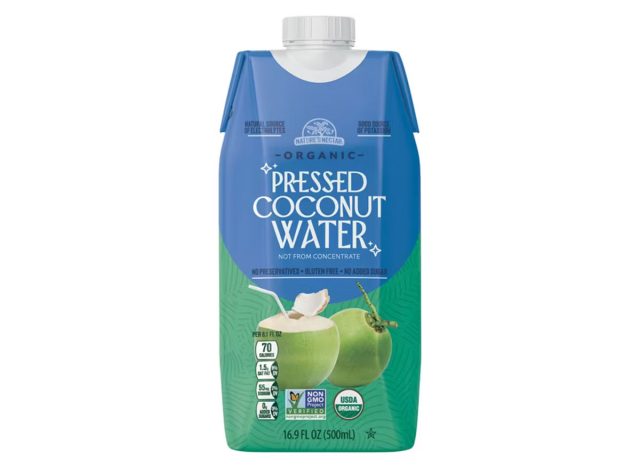 Nature's Nature Organic Pressed Coconut Water, 16.9 fl oz