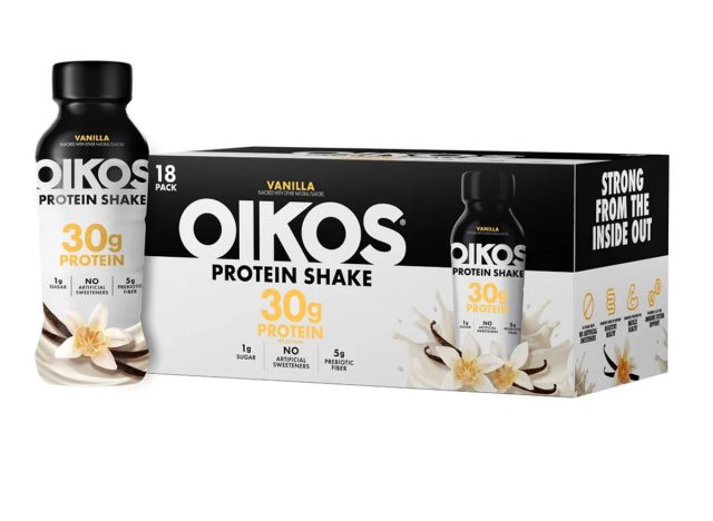 Oikos 30g Protein Shake, Vanilla, 12 fl oz, 18-pack