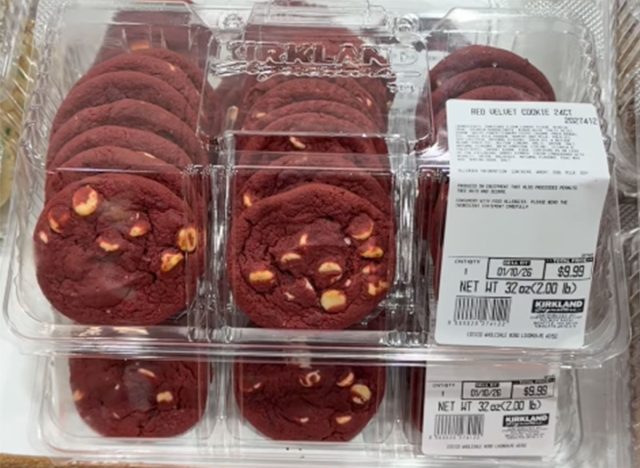 Red Velvet Cookies at Costco