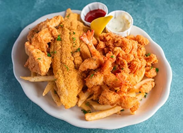 Seafood Platter at Pappadeaux Seafood Kitchen