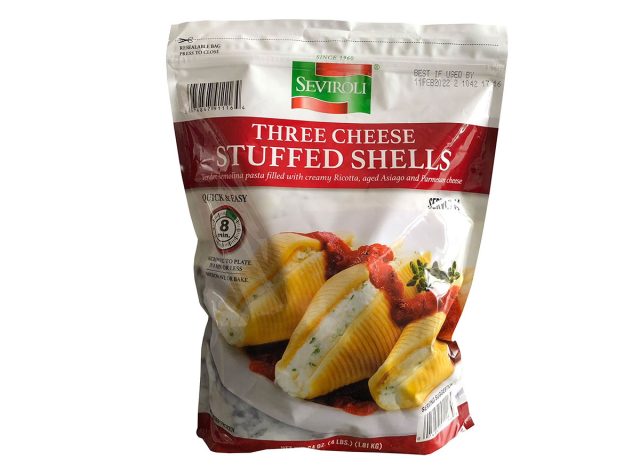 Seviroli Three Cheese Stuffed Shells Frozen 64 oz.