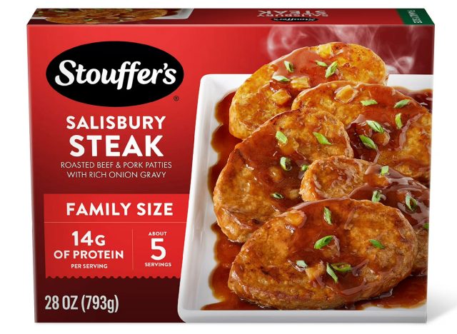 Stouffer's Salisbury Steak, Family Size, Frozen Salisbury Steak