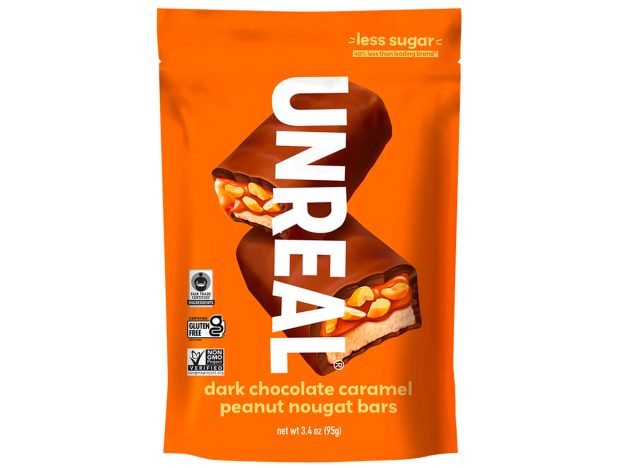 UNREAL Dark Chocolate Caramel Peanut Nougat Bar