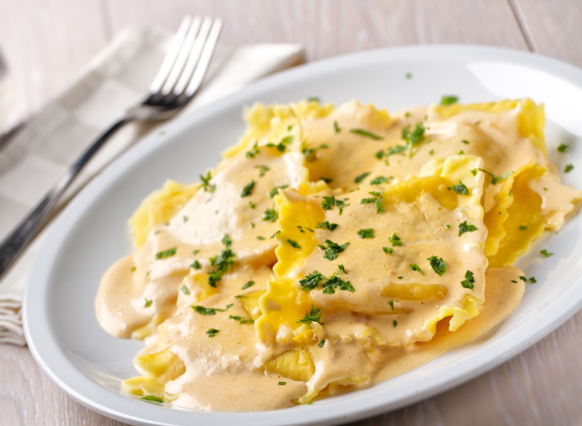 Ravioli,With,Cream