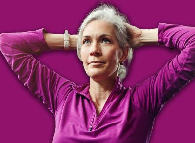 Gym, stomach workout and mature woman with fitness, sport and abs exercise for wellness and health. Training, athlete and thinking with crunches, abdomen muscle and core strength on the floor