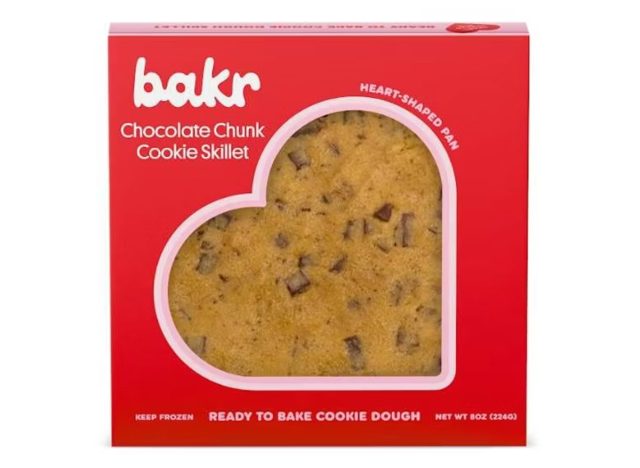 BAKR Heart Skillet Chocolate Chip Cookie