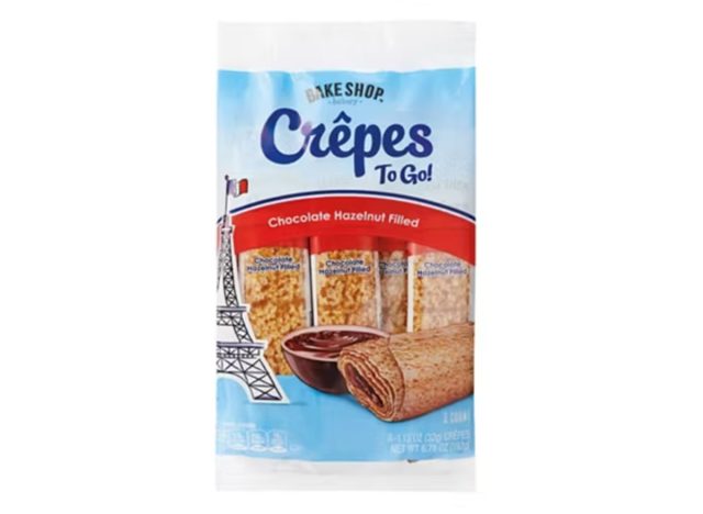 Bake Shop Chocolate Hazelnut Filled Crepes, 6 count
