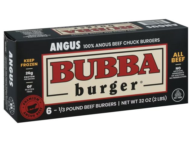 Bubba Burger Angus Beef Chuck Burger Patties