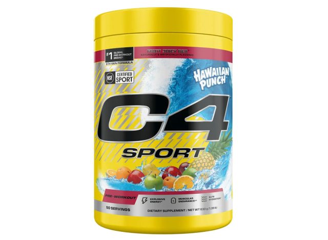 C4 Sport Pre-Workout, Hawaiian Punch, 50 Servings