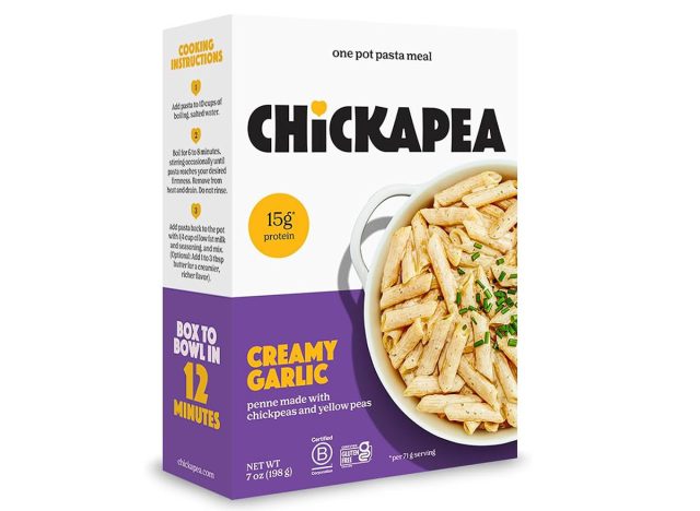 Chickapea Creamy Garlic Pasta