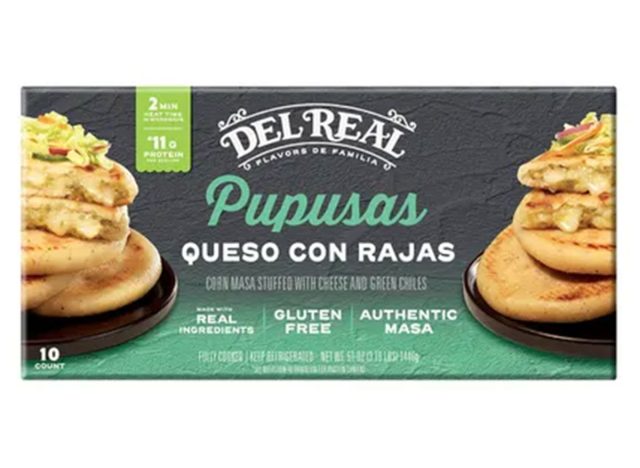 Del Real Queso Con Rajas Pupusas