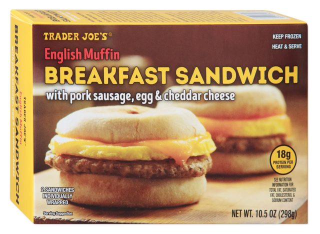 Trader Joe's English Muffin Breakfast Sandwich