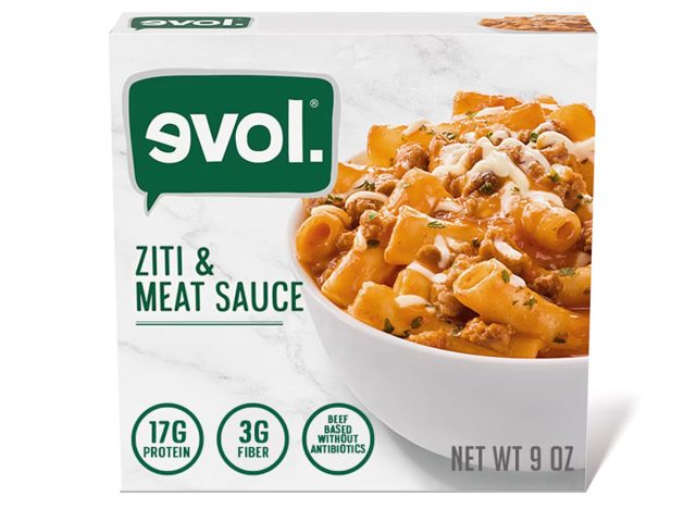 Evol Frozen Ziti & Meat Sauce Pasta Bowl