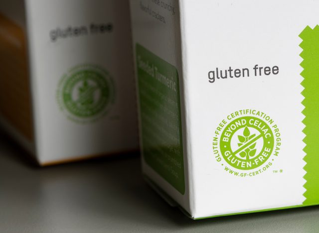 Icon of the Beyond Celiac Gluten-Free Certification Program is seen on the packaging of Patagonia Provisions Breadfruit Crackers.