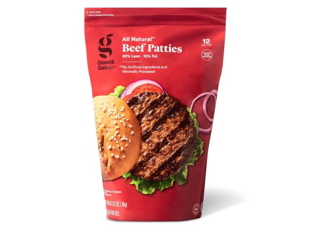Good & Gather 85/15 All Natural Beef Burger Patties