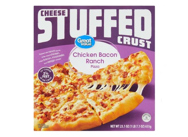 Great Value Stuffed Crust Chicken Bacon Ranch Sauce Pizza