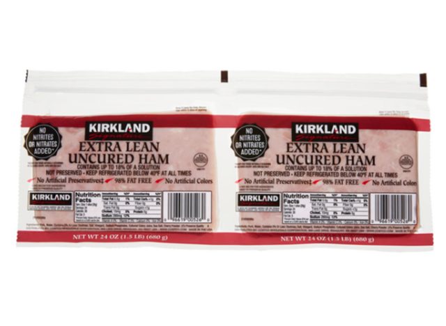 Kirkland Signature Uncured Extra Lean Ham, Sliced