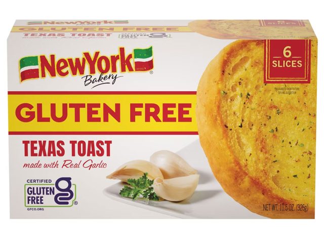 New York Bakery Gluten Free Frozen Garlic Texas Toast
