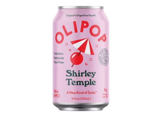 OLIPOP Prebiotic Shirley Temple Flavored Soda Can