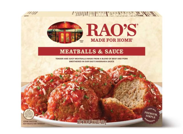 Rao's Made For Home Family Size Frozen Meatballs and Sauce