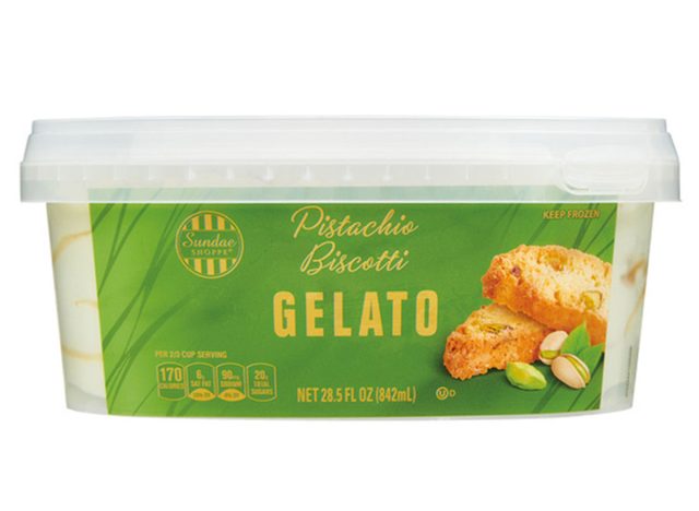Sundae Shoppe Pistachio Biscotti Gelato