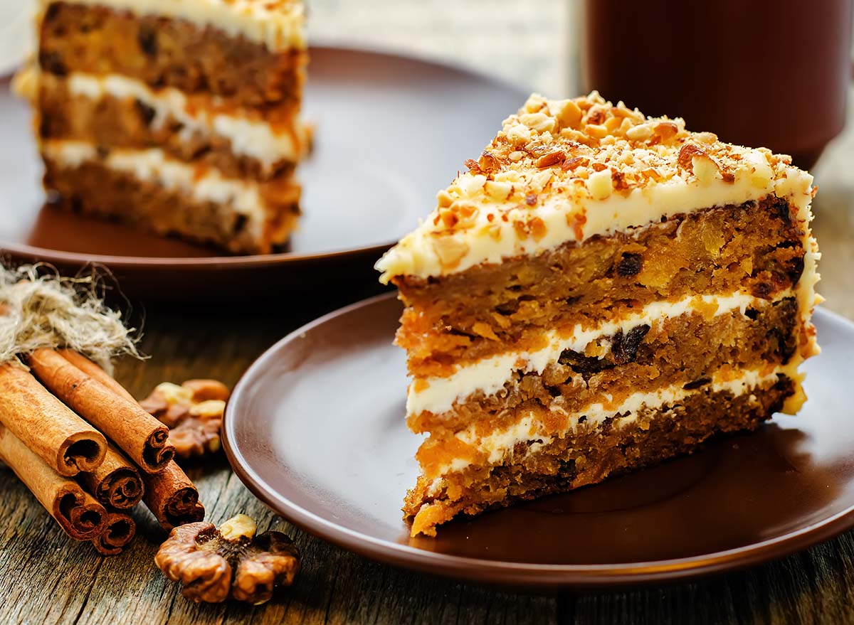 Carrot,Cake,With,Walnuts,,Prunes,And,Dried,Apricots,On,A