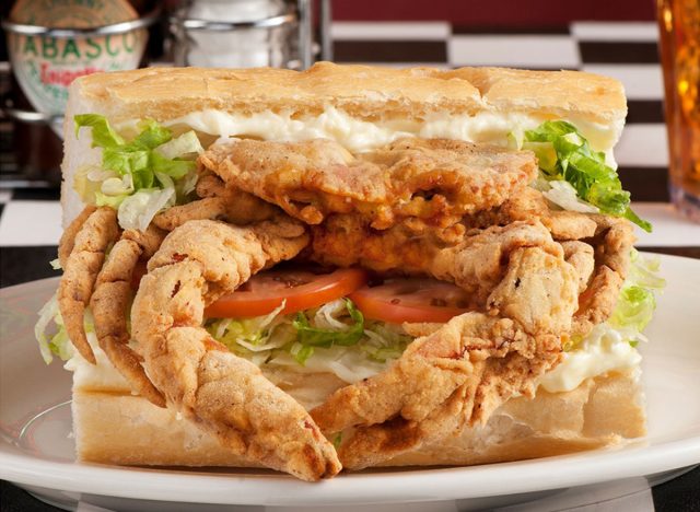 Acme Oyster House Soft Shell Crab Sandwich
