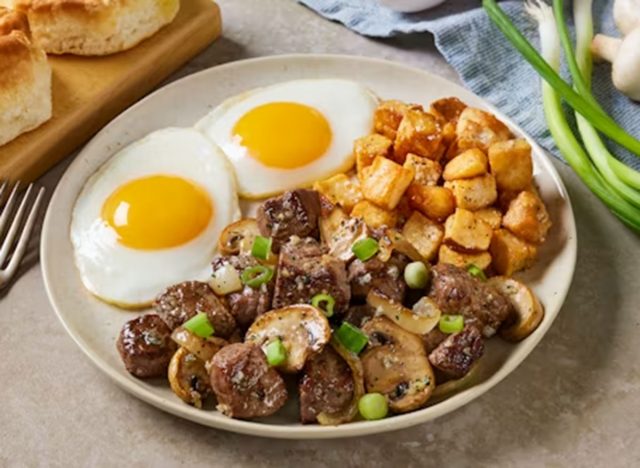 Bob Evans Steak Tips & Eggs