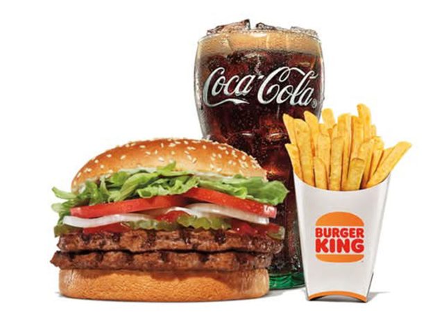 Burger King Texas Double Whopper Meal
