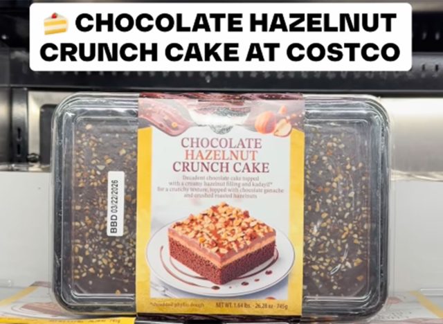 Costco Chocolate Hazelnut Crunch Cake
