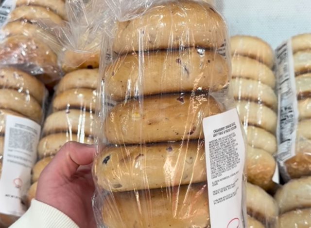 Costco Cranberry Orange Bagels