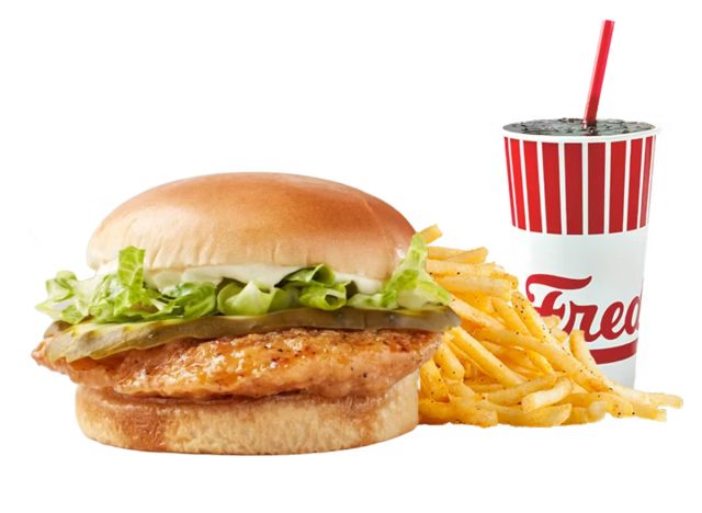 Freddy's Frozen Custard & Steakburgers Hot Honey Chicken Sandwich Combo