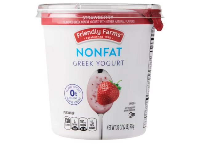 Friendly Farms Nonfat Strawberry Greek Yogurt