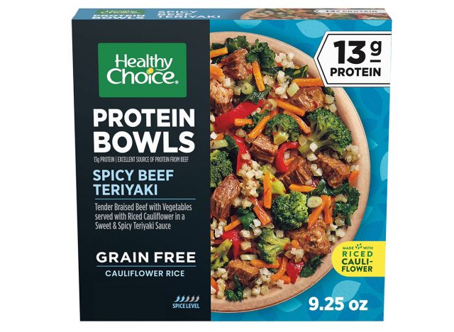 Healthy Choice Protein Bowls Spicy Beef Teriyaki, 13g Protein, High-Protein Frozen Meal, 9.25-oz. Bowl