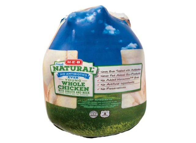 H‑E‑B Natural Fresh Whole Chicken