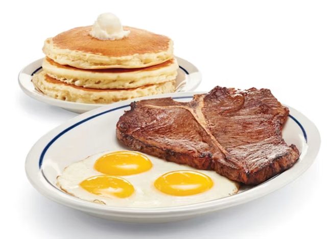 IHOP T-Bone Steak and Eggs