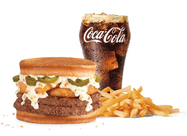 Jack In the Box Hot Mess Double Cheeseburger Combo