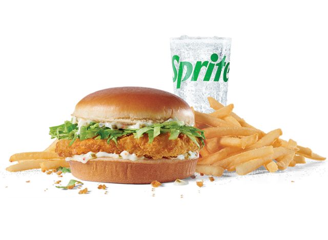 Jack in the Box Moby Jack Fish Sandwich Combo