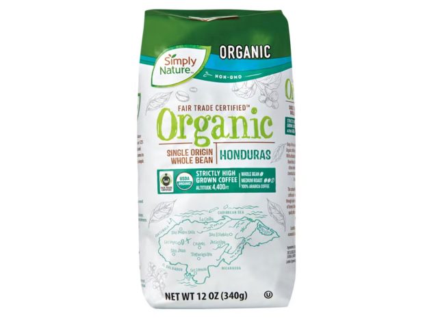 Organic Honduran Whole Bean Medium Roast Coffee