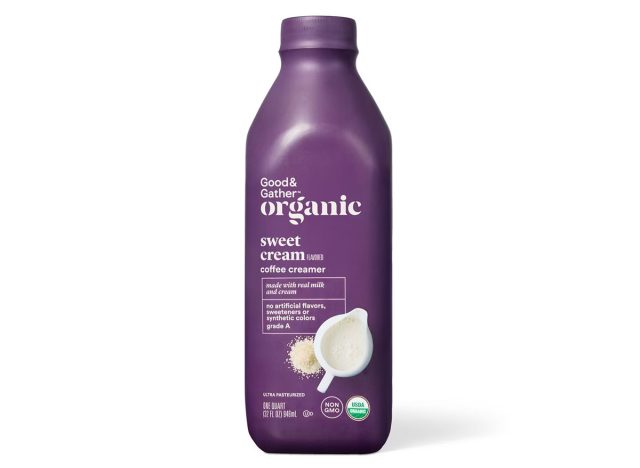 Organic Sweet Cream Flavored Coffee Creamer - 32fl oz - Good & Gather™