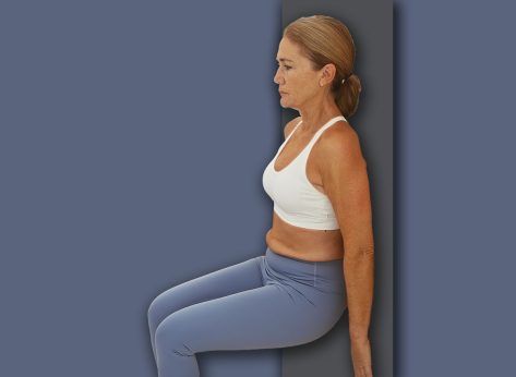 Your Wall Sit Time Reveals Leg Strength at 60