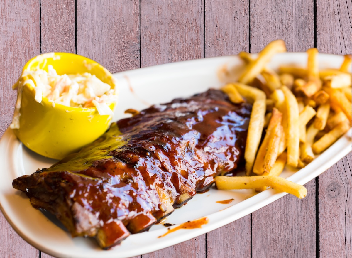 Chain restaurants bigger rib racks